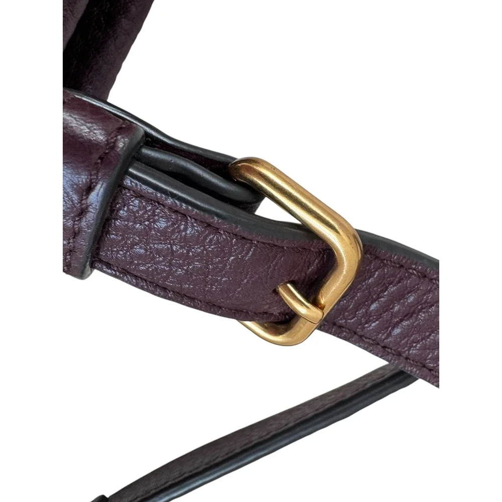 Marc by Marc Jacobs Purple Leather Crossbody Bag M0009470 604 Gold Hardware‎